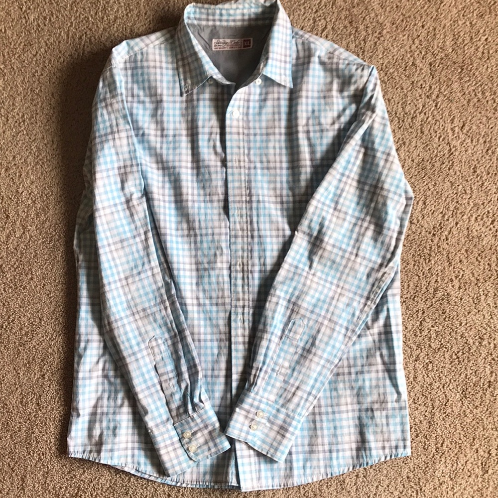 EUC casual button down